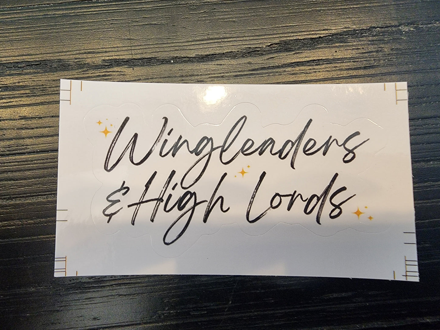 Wingleaders & High Lords Sticker