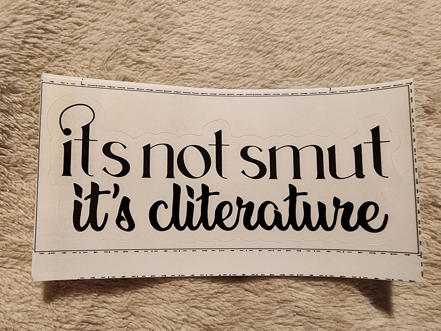 It's Not Smut Sticker