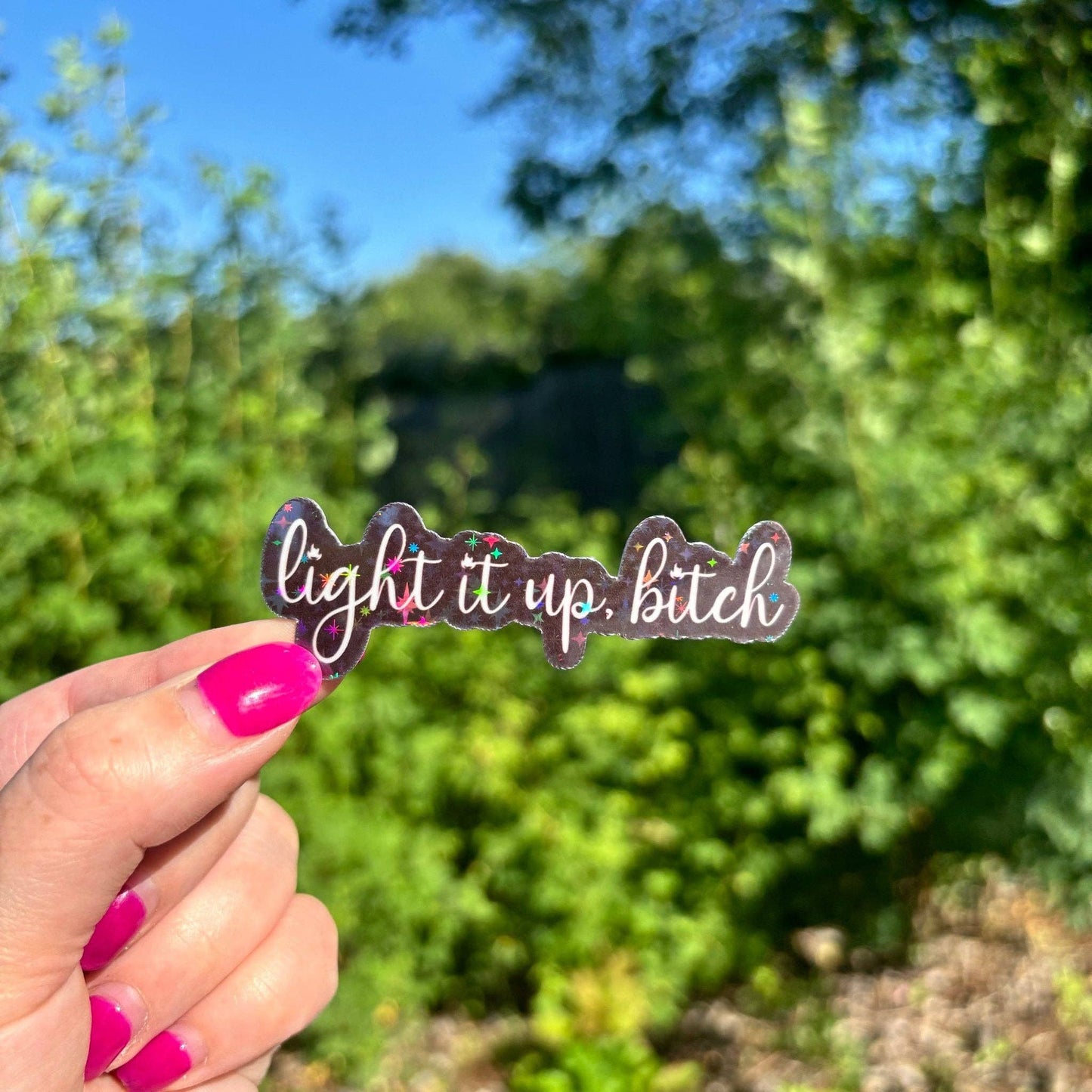 Crescent City Light it Up Sticker