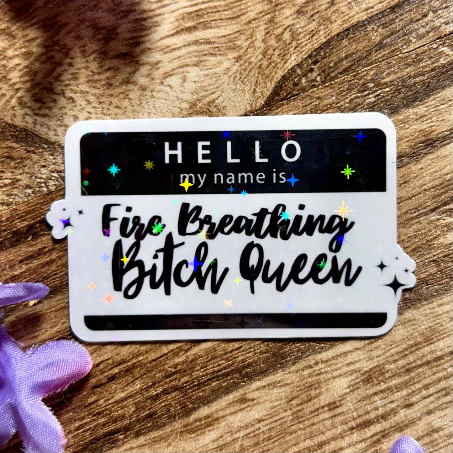 TOG Fire Breathing B Queen Sticker