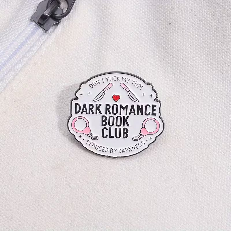 Dark Romance Book Club Enamel Pin