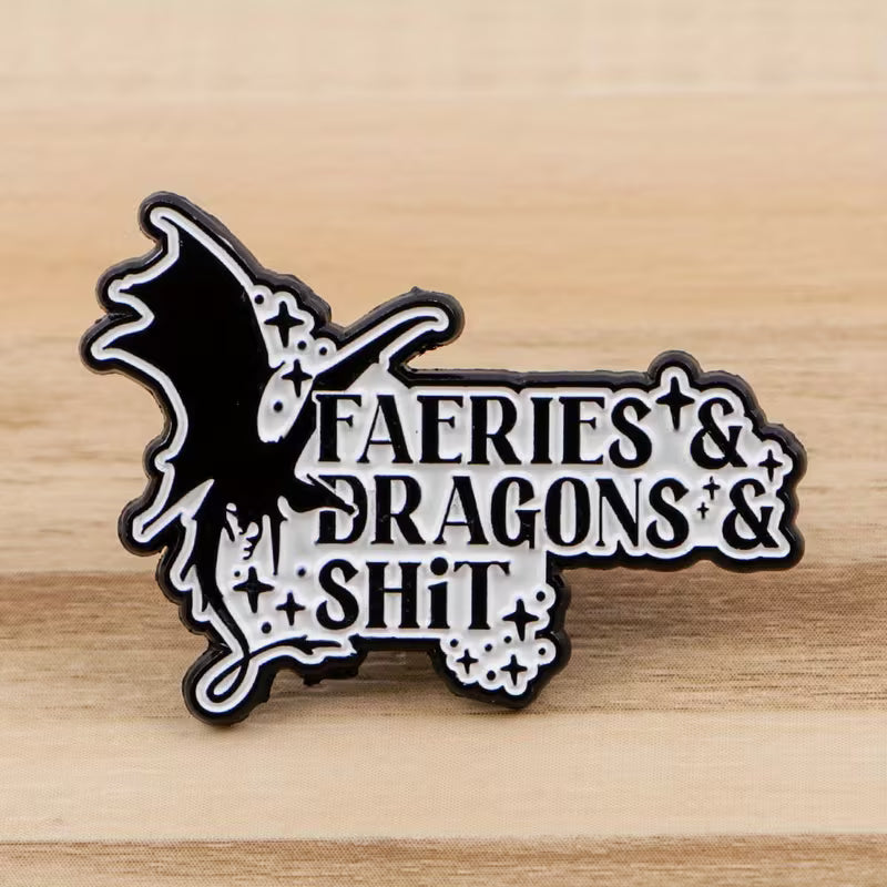 Faeries & Dragons Enamel Pin