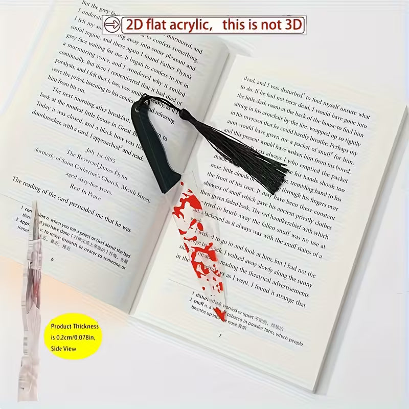 Horror Knife 2D Acrylic Bookmark