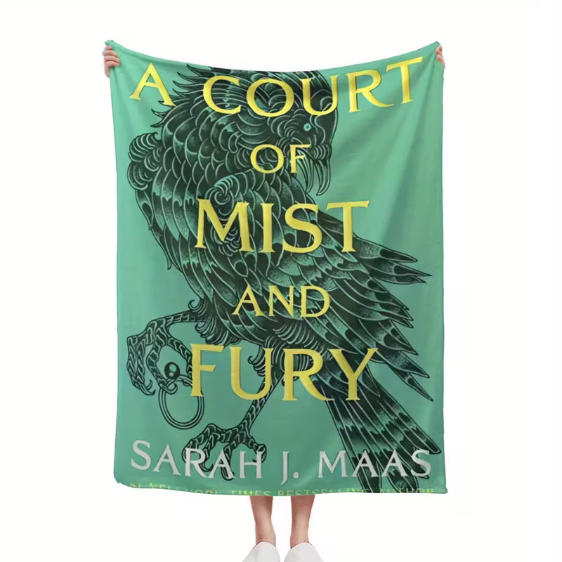 A Court of Mist and Fury Fuzzy Throw Blanket