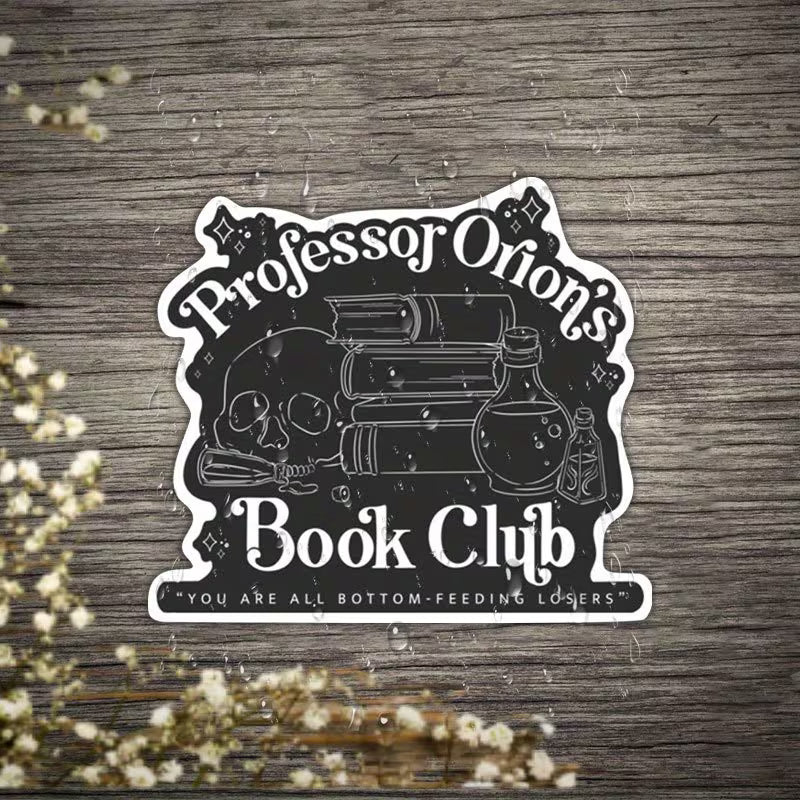 Professor Orion's Book Club Sticker