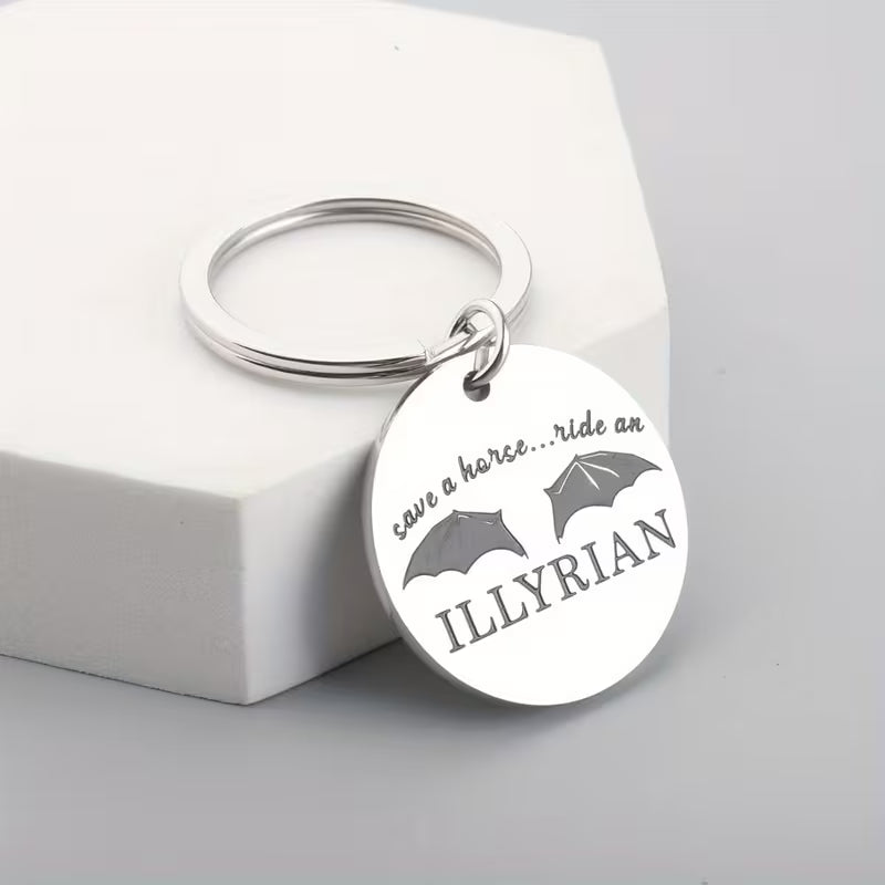 Ride an Illyrian Keychain