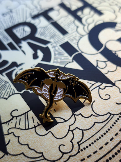 Fourth Wing Dragon Enamel Pin