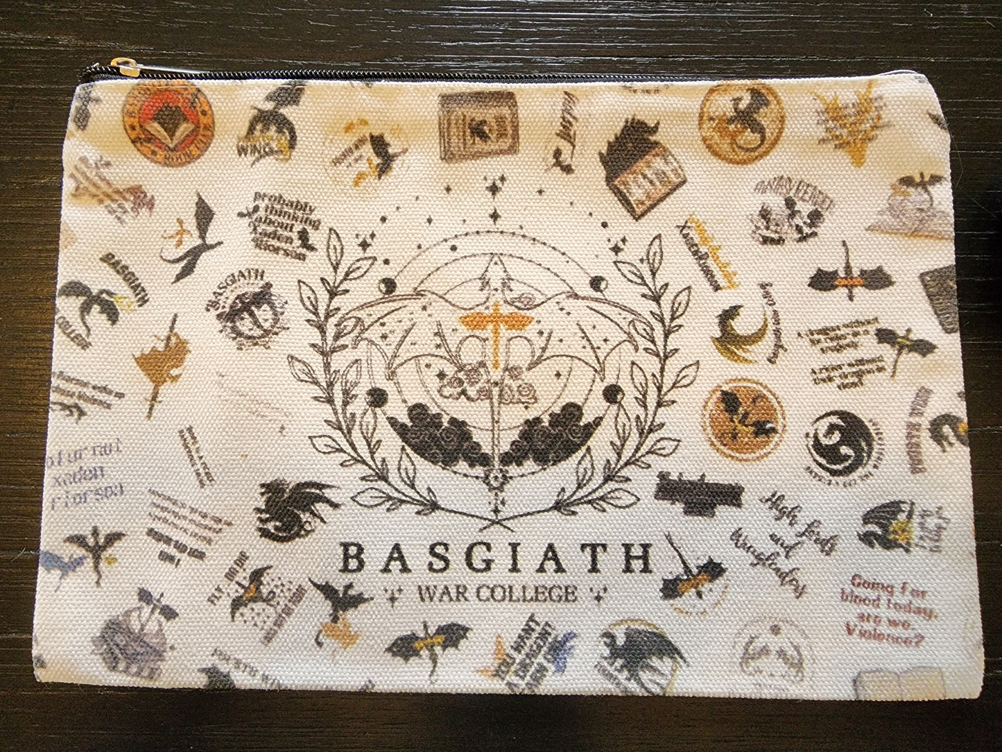 Basgiath Travel Makeup Bag