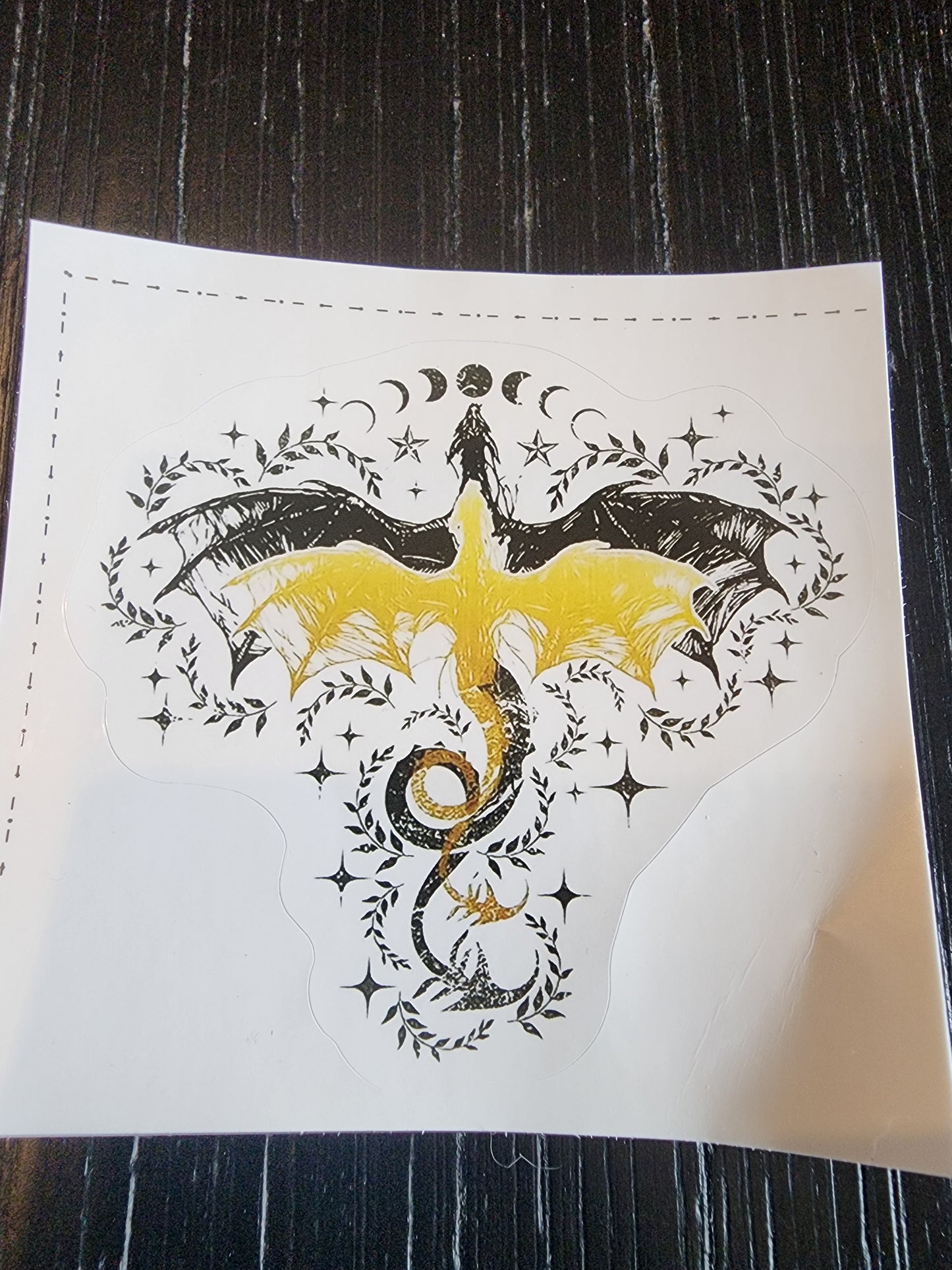 Fourth Wing Dragon Sticker