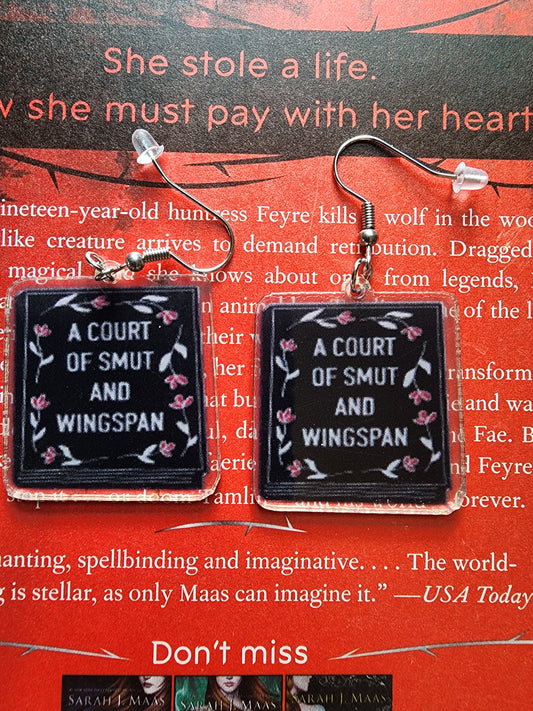 A Court of Smut and Wingspan Earrings