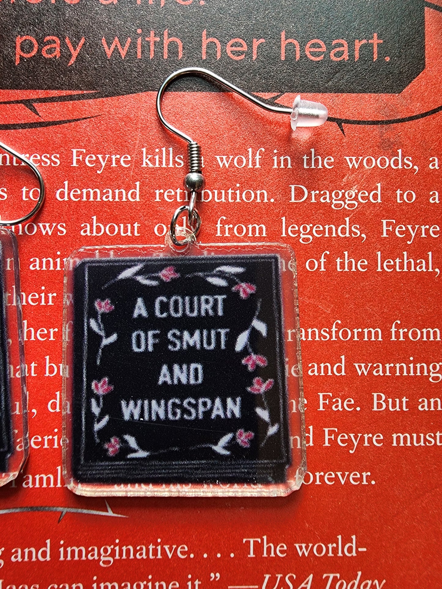 A Court of Smut and Wingspan Earrings