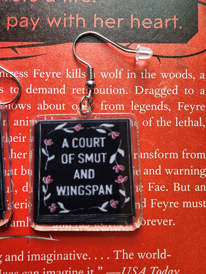 A Court of Smut and Wingspan Earrings