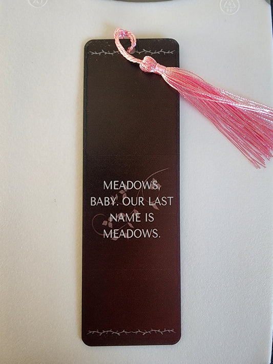 Meadows, Baby Bookmark