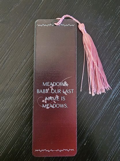 Meadows, Baby Bookmark