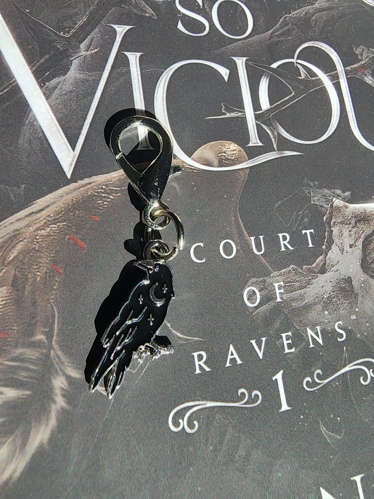 Mini Raven Keychain