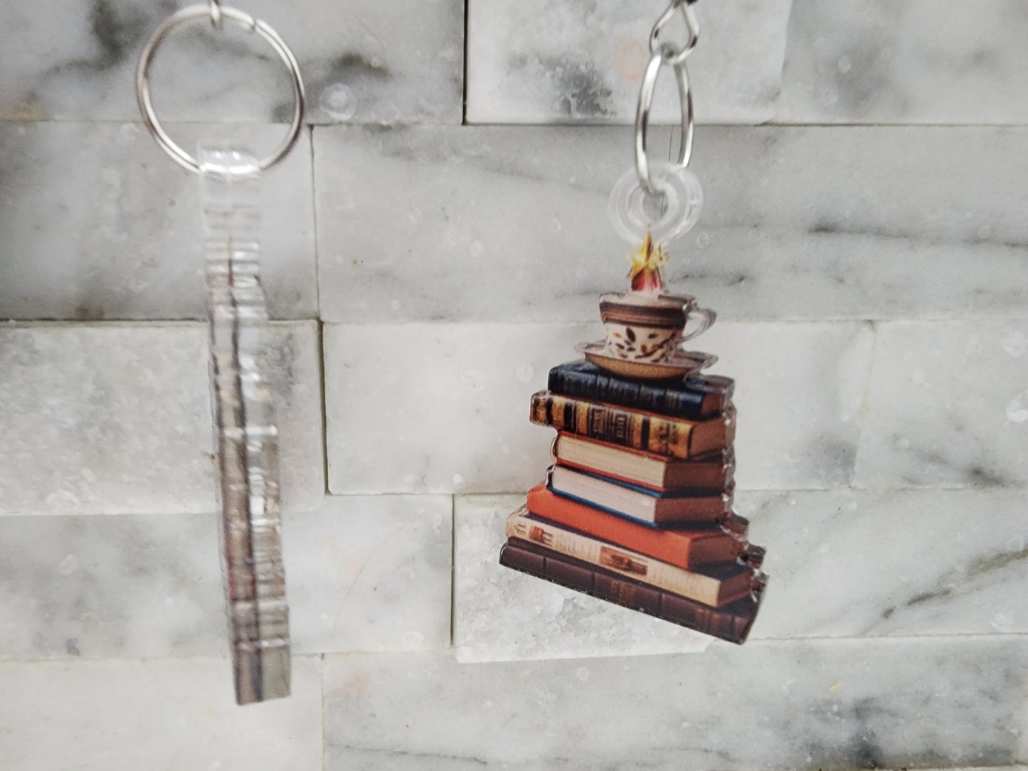 Stack of Books Earrings