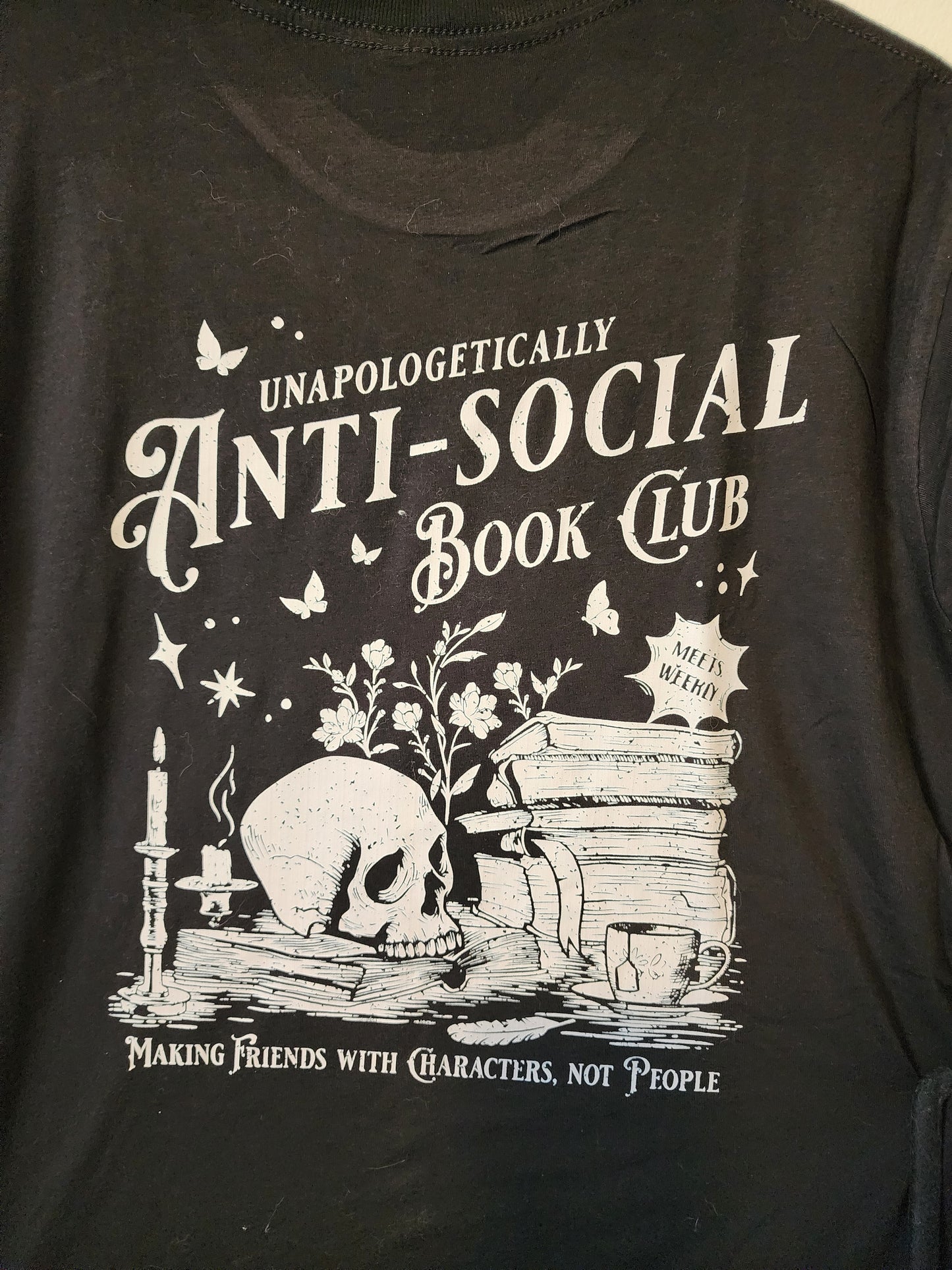 Anti-Social Book Club Tee