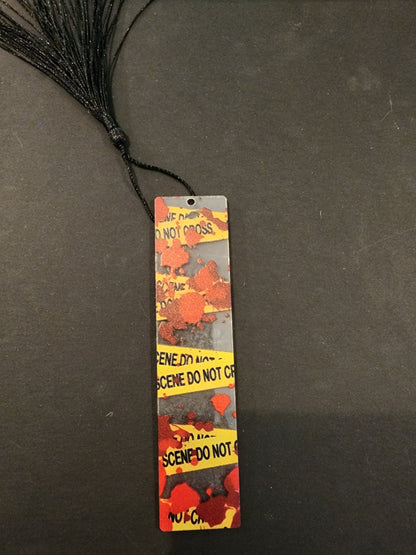 Crime Scene Acrylic Bookmark