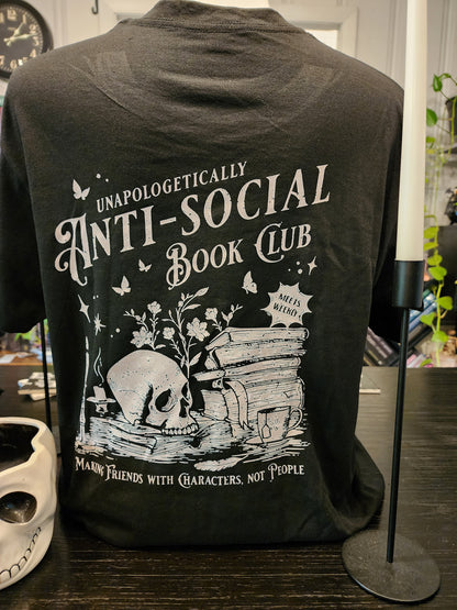 Anti-Social Book Club Tee