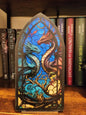 Double Dragon Bookshelf Window