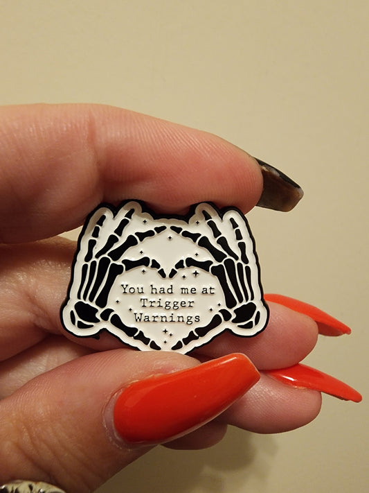 Trigger Warnings Pin