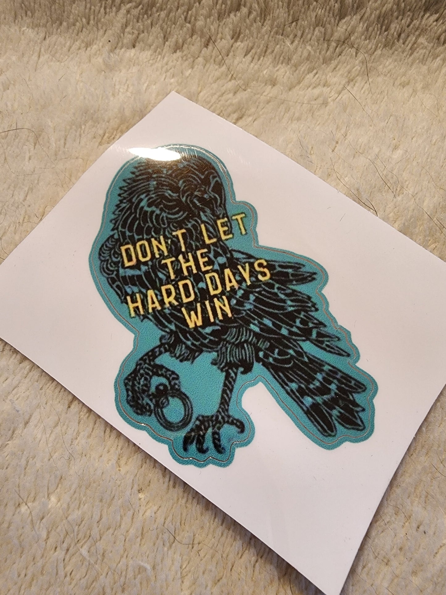 Don't Let the Hard Days Win Sticker
