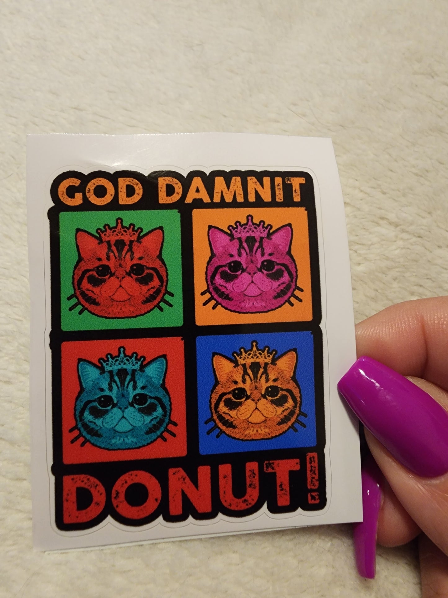 Princess Donut Sticker