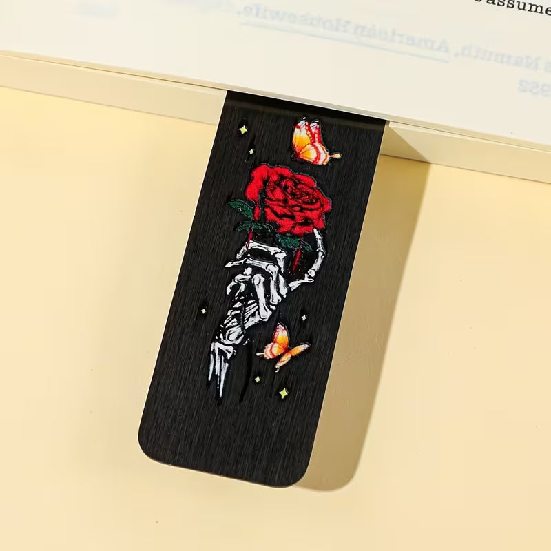Trigger Warning Stainless Steel Bookmark