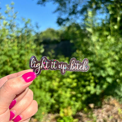 Crescent City Light it Up Sticker
