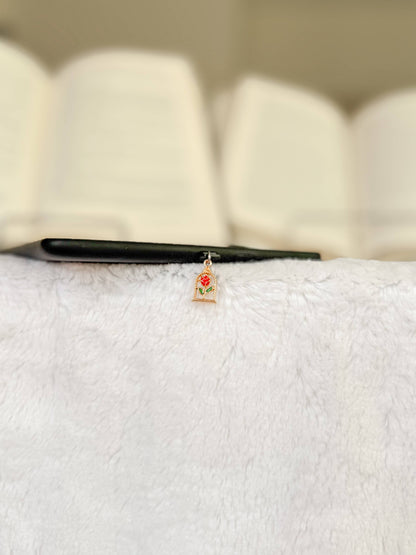 Enchanted Rose Kindle Charm | USB-C Dust Plug