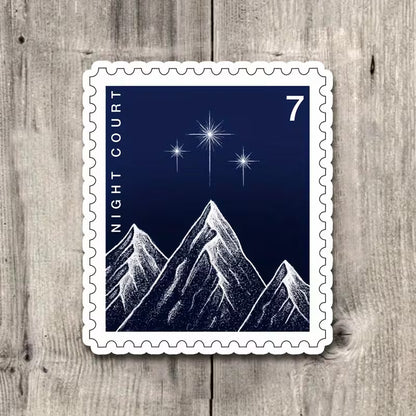 Night Court Stamp Sticker