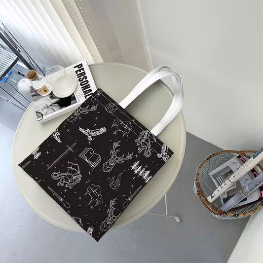 ToG Inspired Black Canvas Tote