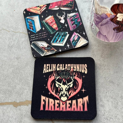Throne of Glass Inspired Inspired Coasters - Set of 2