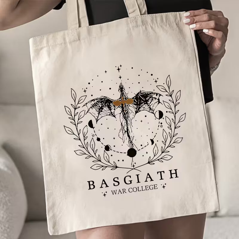 Basgiath Black and Gold Tote