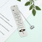 Silver Fourth Wing Stainless Steel Bookmark