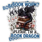 Book Dragon Sticker