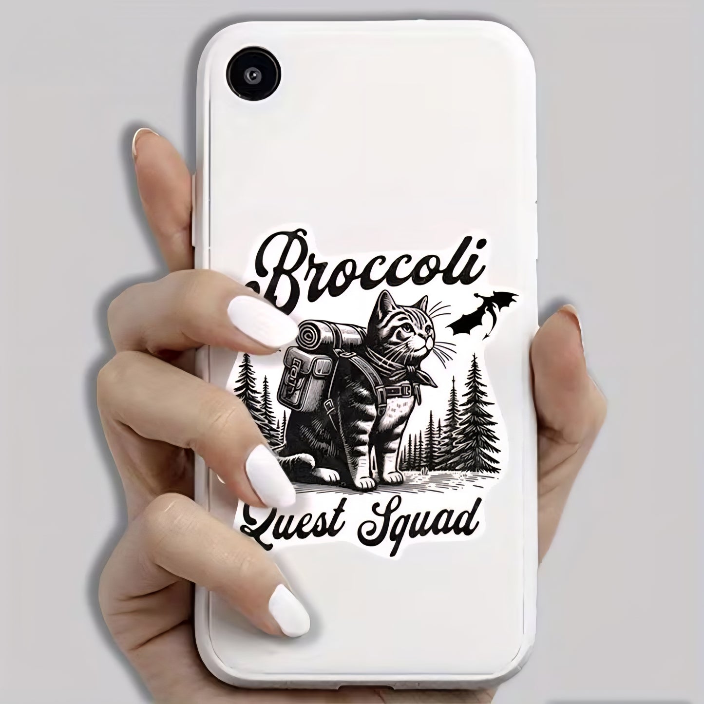Broccoli Quest Squad Sticker