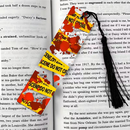 Crime Scene Acrylic Bookmark
