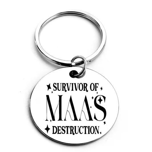 Survivor of Maas Destruction Keychain