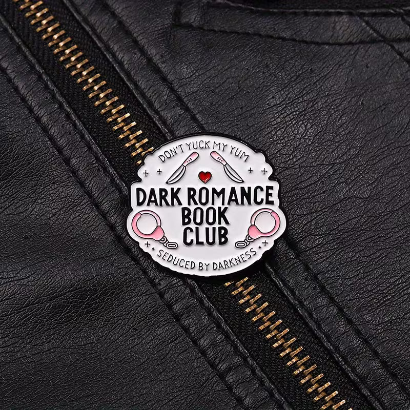 Dark Romance Book Club Enamel Pin