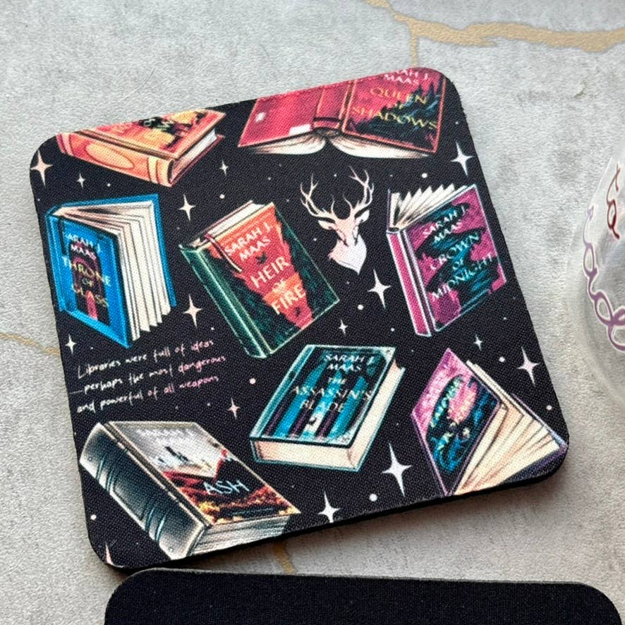 Throne of Glass Inspired Inspired Coasters - Set of 2