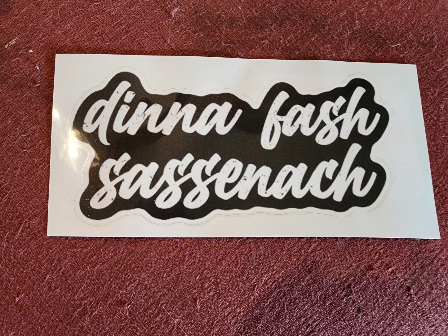 Dinna Fash Outlander Sticker