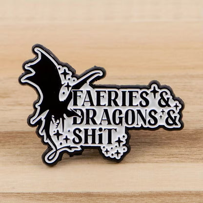Faeries & Dragons Enamel Pin
