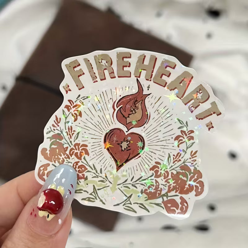 Fireheart Sparkly Sticker