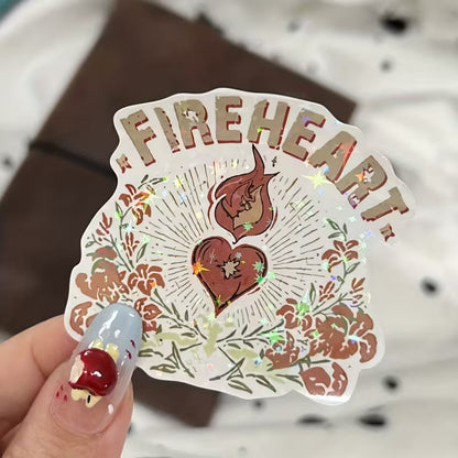 Fireheart Sparkly Sticker