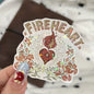 Fireheart Sparkly Sticker