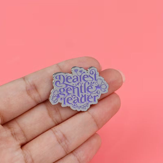 Dearest Gentle Reader Enamel Pin