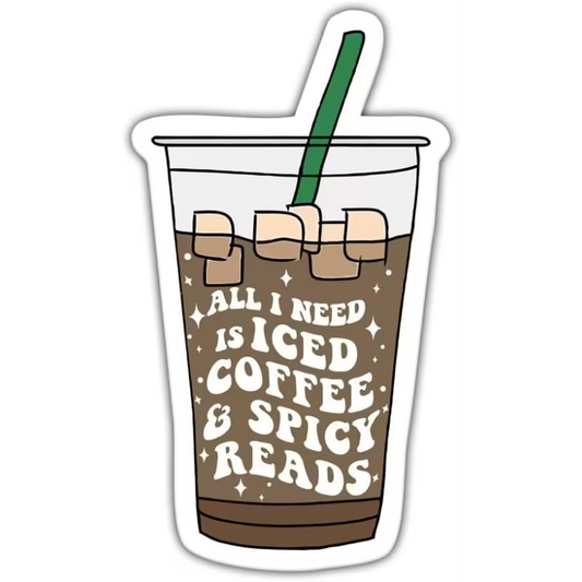 Iced Coffee Vinyl Sticker