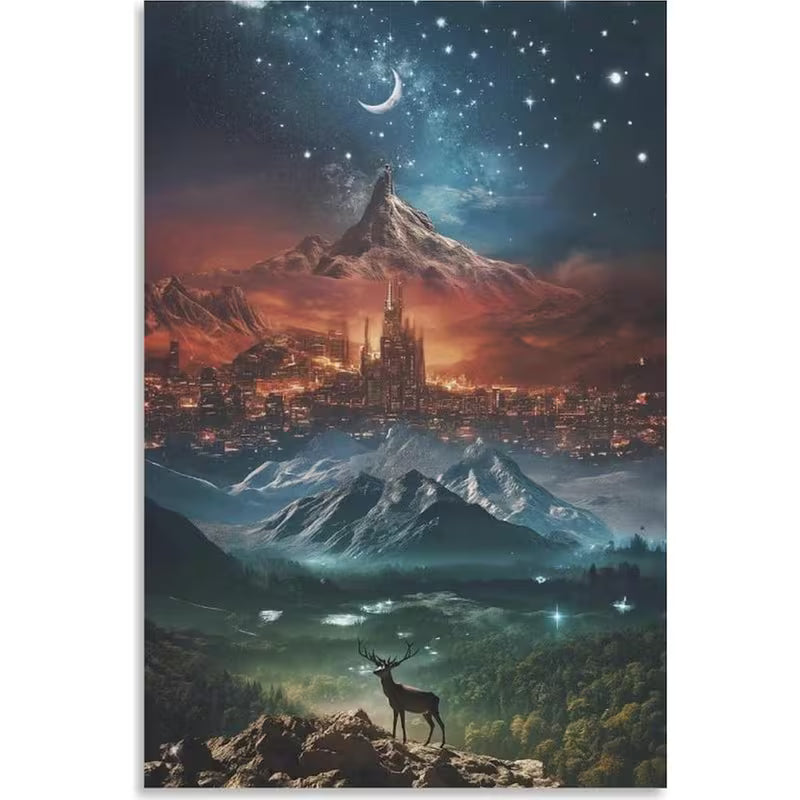 Maasverse Inspired Canvas Art Print