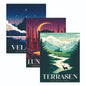 Maasverse Inspired Canvas Art Set of 3